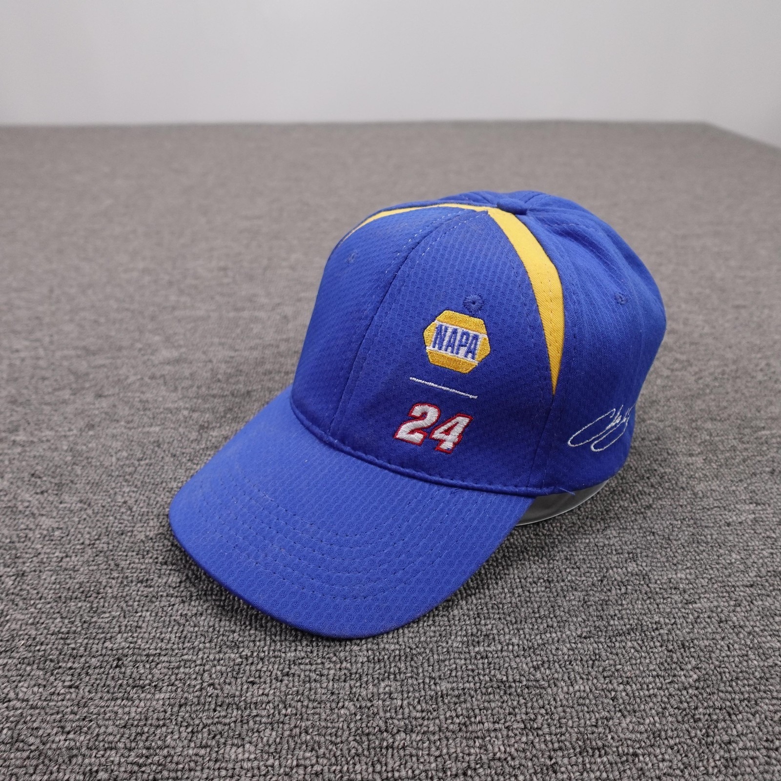 Napa Racing Hat Cap Strap Back Mens One Size Blue Nascar Auto Chase Elliott 24